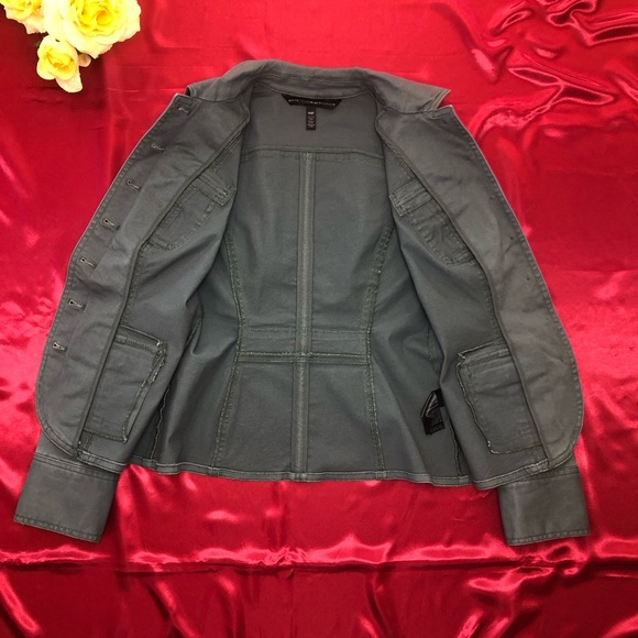 ⭐️NEW⭐️White House Black Market (WHBM) Military Style Jacket - Picture 8 of 12